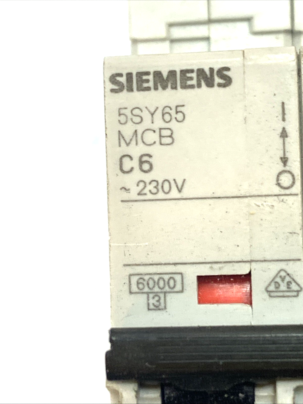 Siemens 5SY6310-7 Mini Circuit Breaker 2P C6 230V w/ 5ST3010 Auxiliary Switch - Maverick Industrial Sales