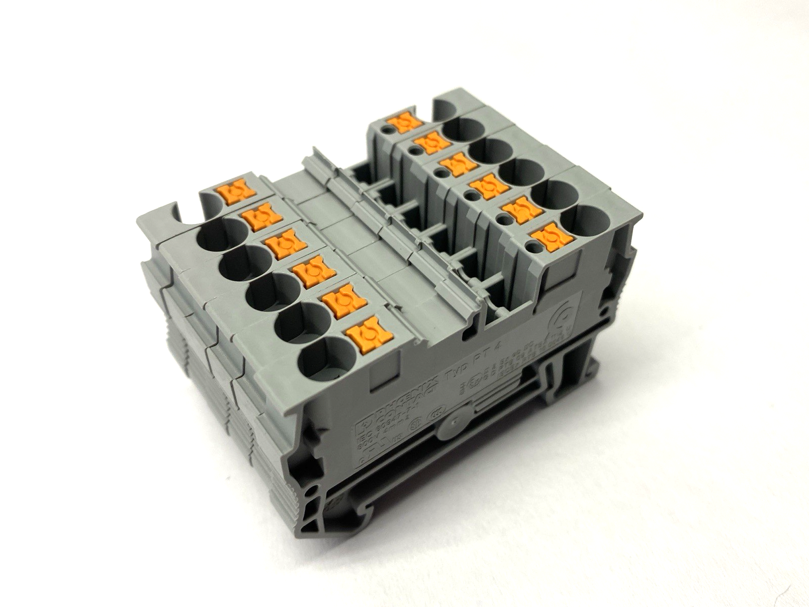 Phoenix Contact PT 4 Feed-Through Terminal Block 3211757 LOT OF 6 - Maverick Industrial Sales