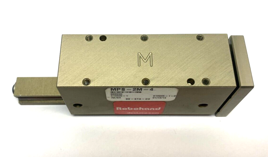 Destaco Robohand MPS-2M-4 Miniature Dual-V Roller Bearing Slide Magnetic Piston - Maverick Industrial Sales