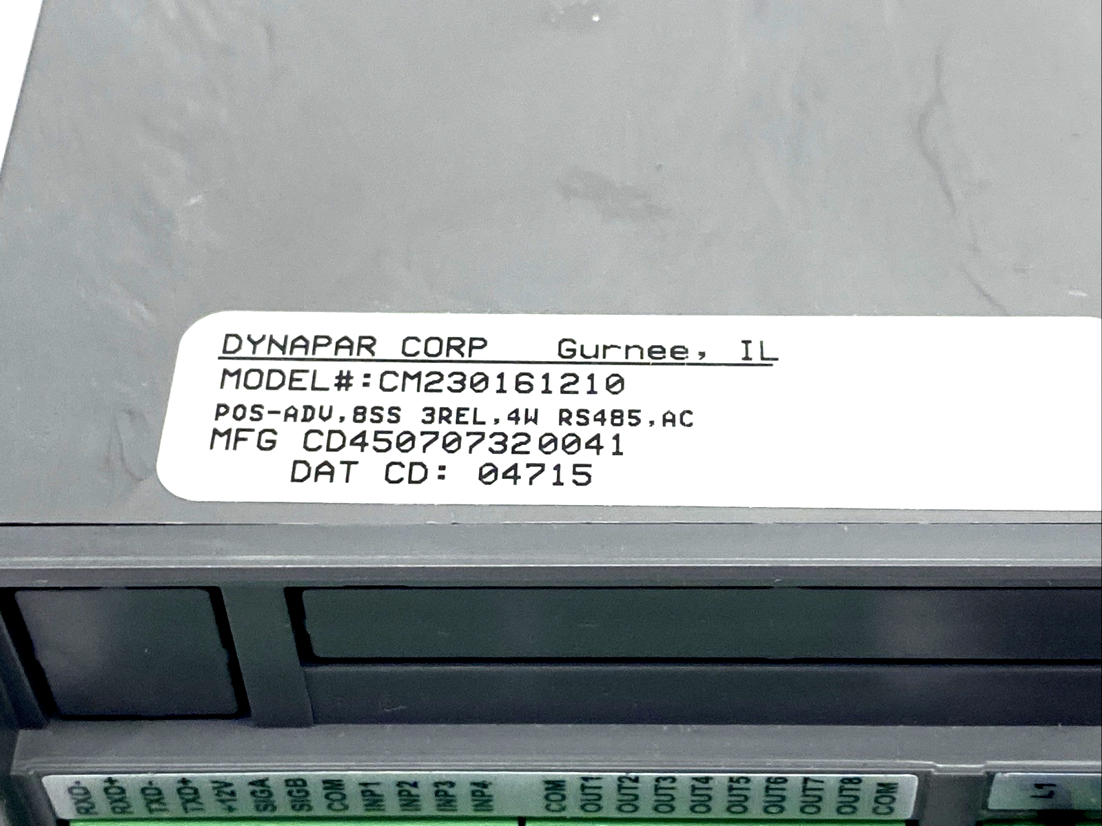 Eagle Signal Danaher CM230161210 MAX Position Series, 8 Solid State, 3 Relay Out - Maverick Industrial Sales