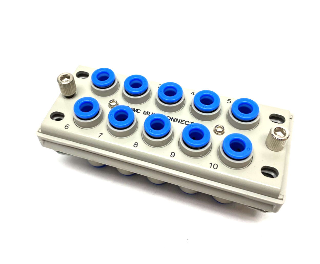 SMC KDM10-06 Multiconnector Pneumatic Manifold 6mm 10-Port - Maverick Industrial Sales