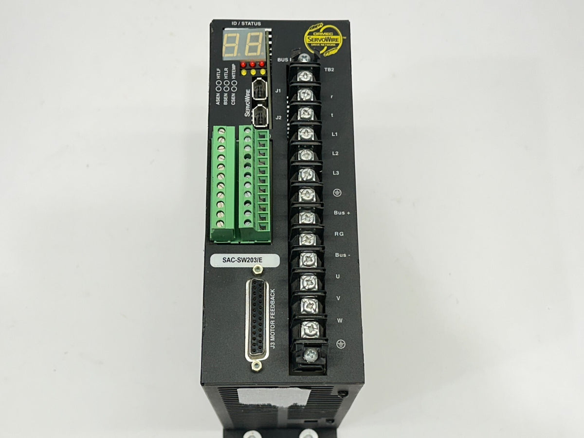 SAC-SW203/E | Ormec REV 1.0.01 Servowire Servo Motor Drive Controller EN - Used - Maverick Industrial Sales
