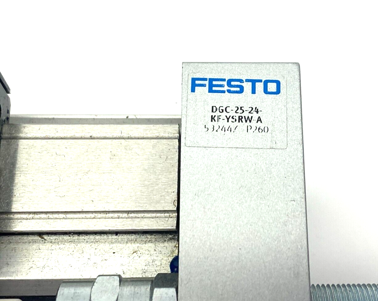 Festo DGC-25-24-KF-YSRW-A Dbl-Acting Linear Drive Dual Shock Absorption 532447 - Maverick Industrial Sales