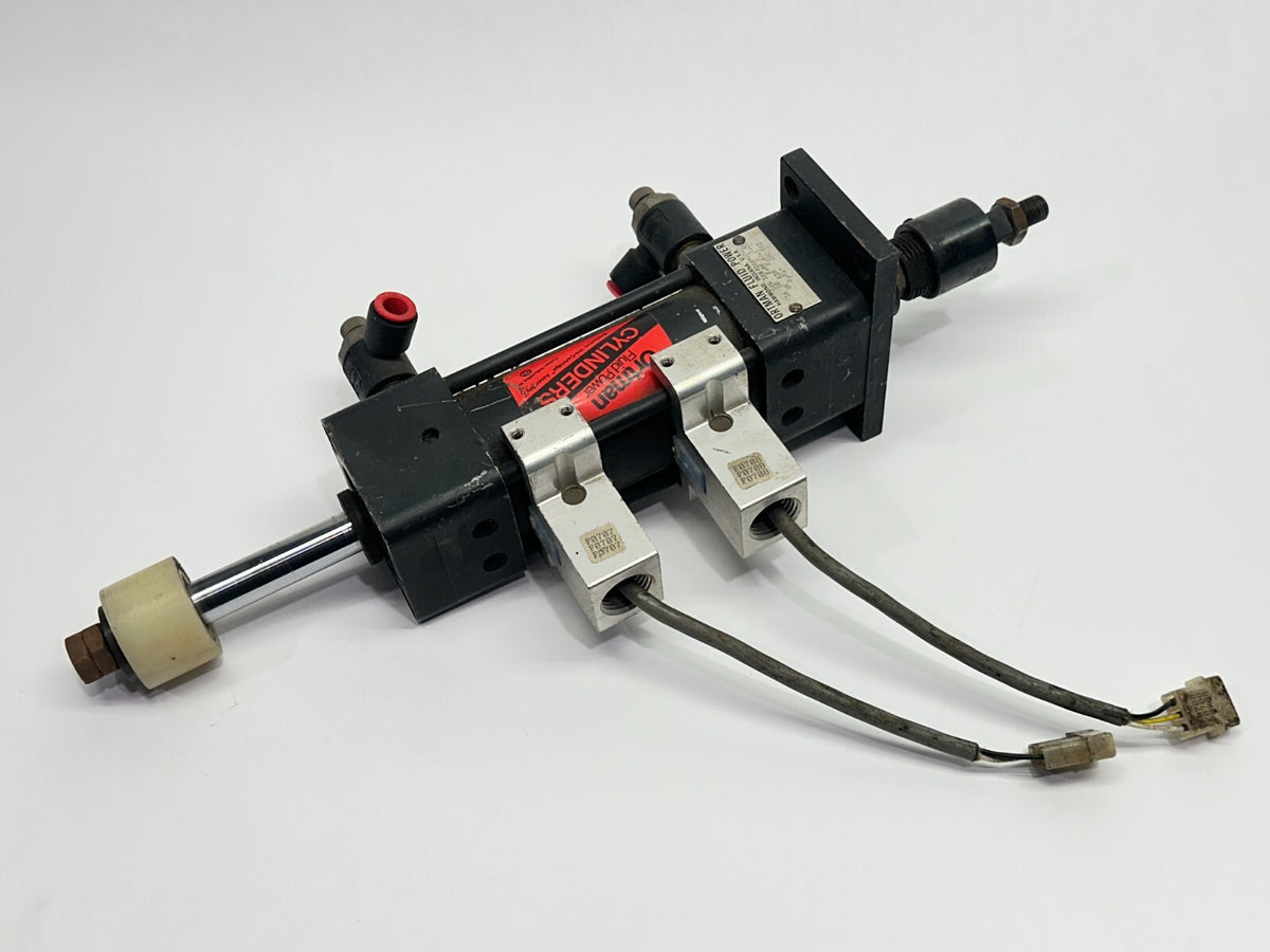 1A DB 2.00 X 3.00 | Ortman Fluid Power Pneumatic Cylinder 2" Bore 3" Stroke - Used - Maverick Industrial Sales