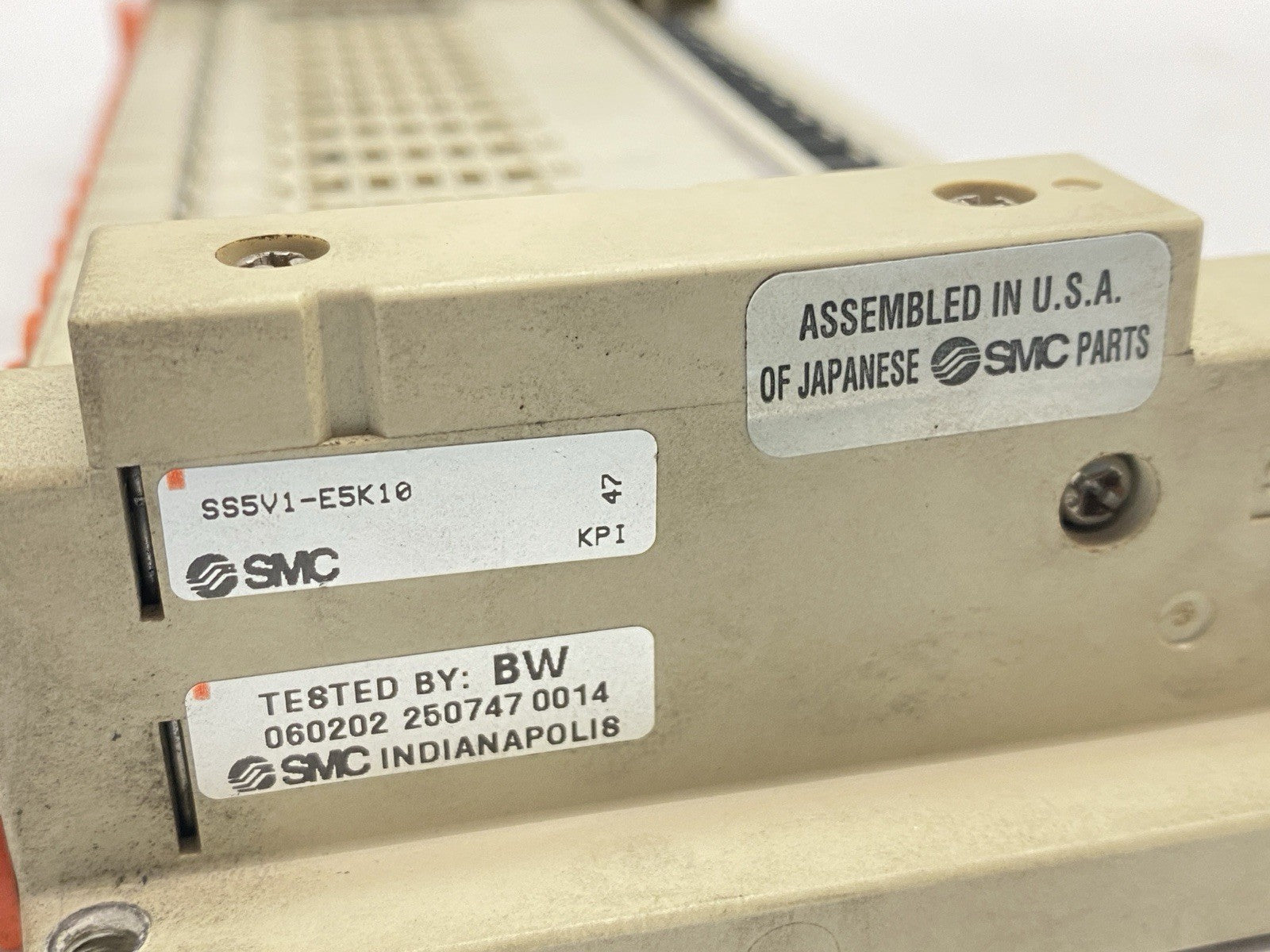 SMC 10-SS5V1-W10S0D-16B-N3 Pneumatic Manifold Assembly 16-Station - Maverick Industrial Sales