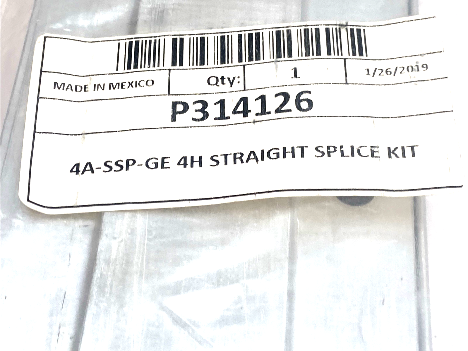4A-SSP-GE | Legrand 4H ITray Straight Splice Kit Aluminum 4" P314126 LOT OF 3 - New - Maverick Industrial Sales