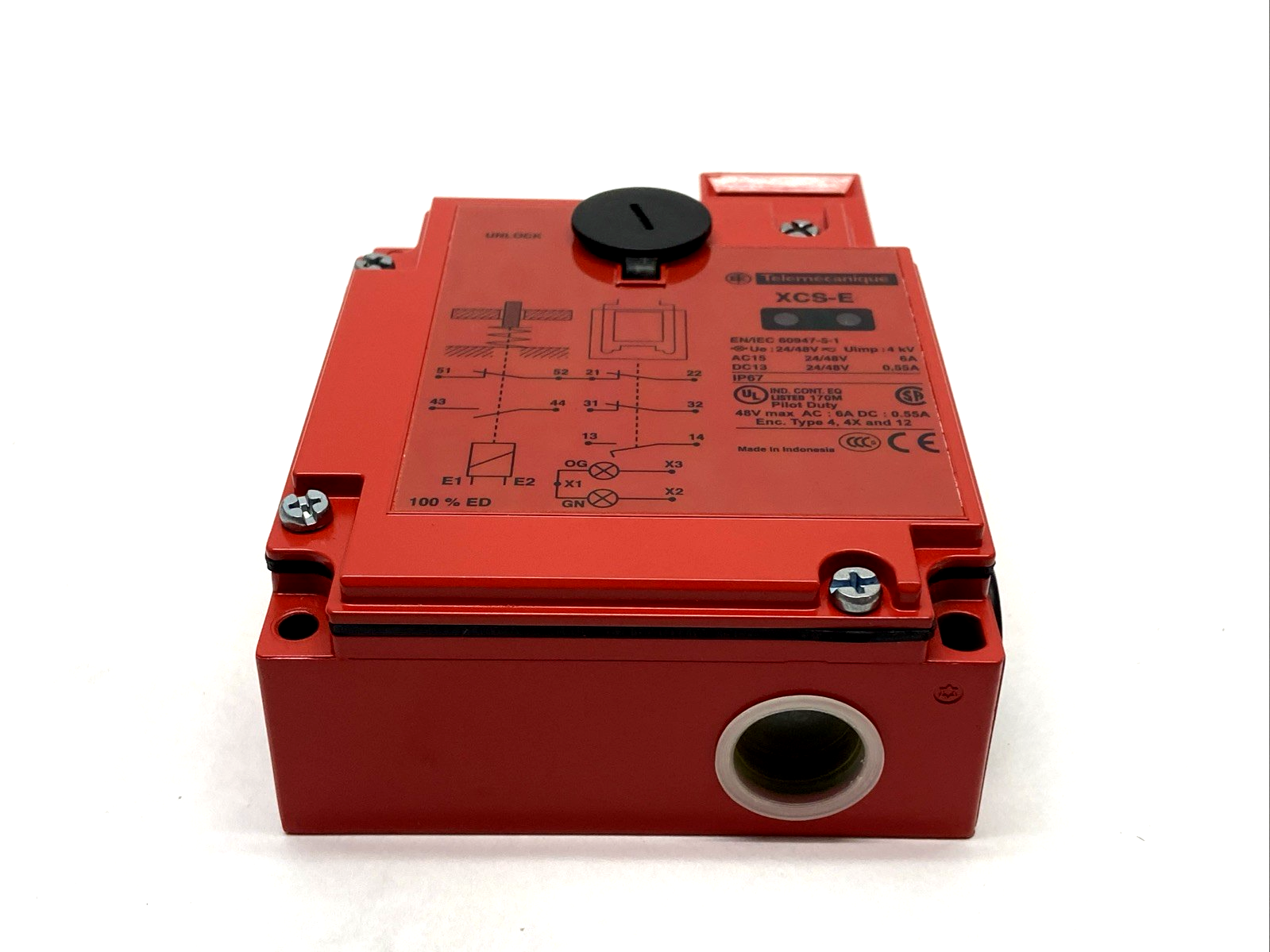 Telemecanique XCSE7313 Non-Locking Interlock Switch 2NC+1NO 10A NO KEY - Maverick Industrial Sales
