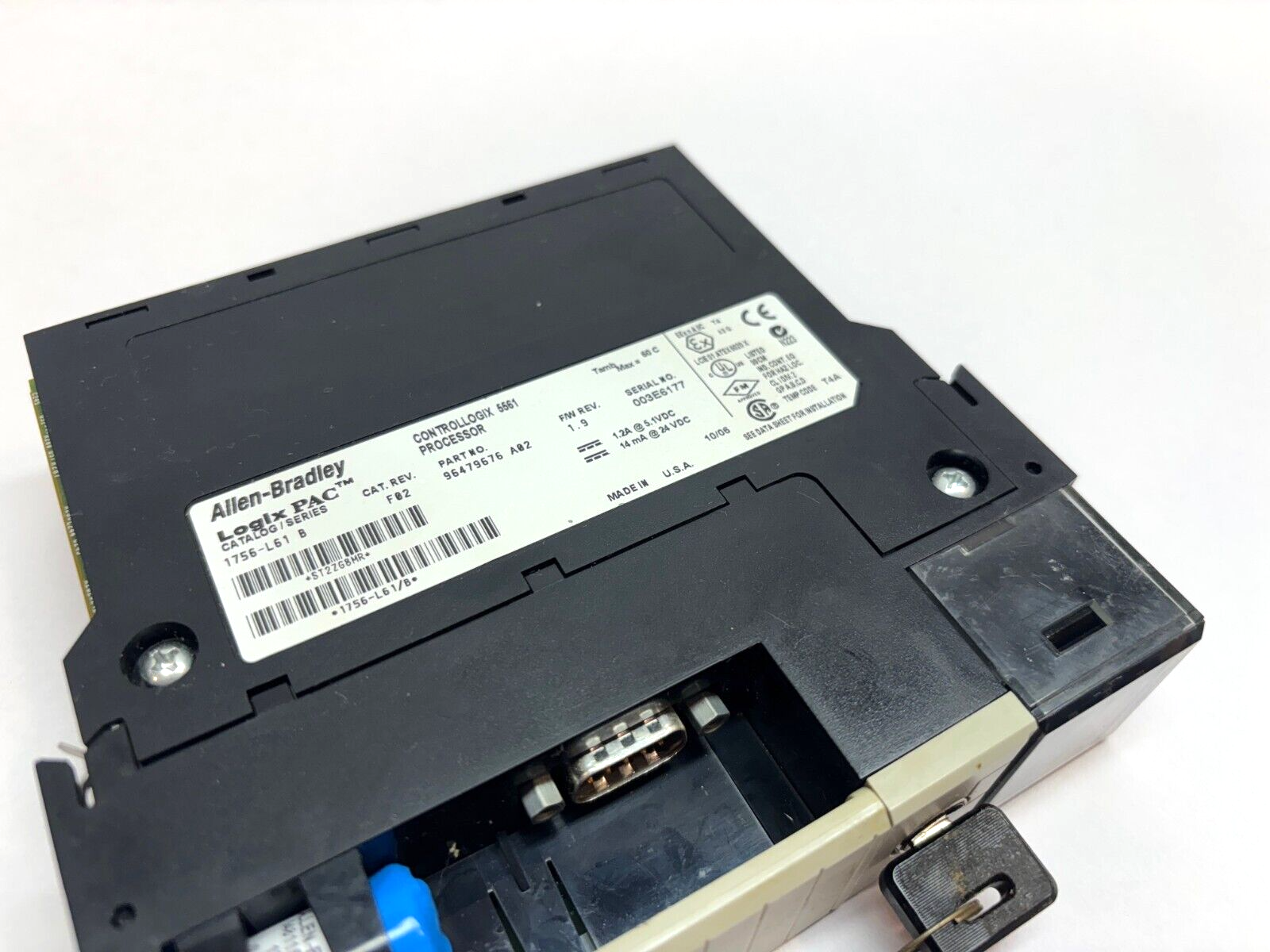 Allen Bradley 1756-L61 Ser. B, F02, Controllogix 5561 Processor, 96479676 - Maverick Industrial Sales