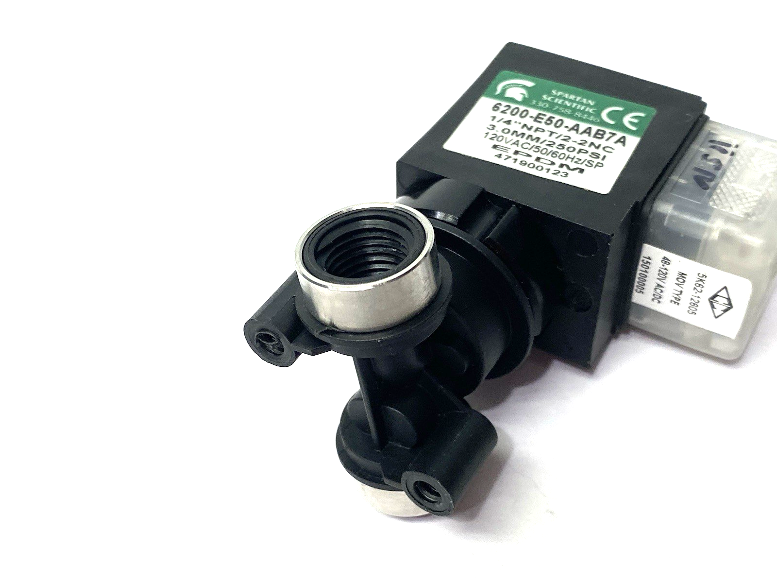 Spartan Scientific 6200-E50-AAB7A 2-Way 2-Position Direct Acting Solenoid Valve - Maverick Industrial Sales
