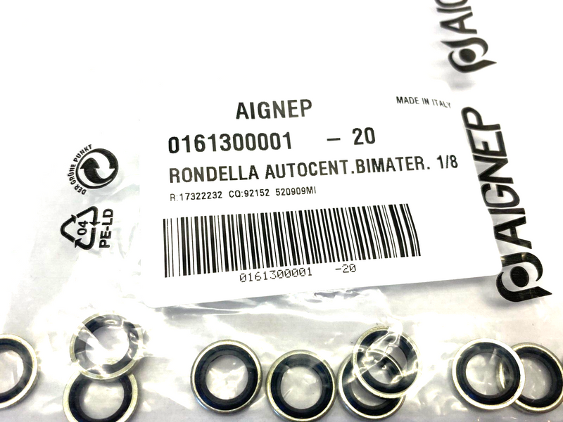 Aignep 0161300001 Self-Centering Washer PKG OF 10 - Maverick Industrial Sales