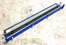 Hoffman F44L60 Straight Wireway Section Lay-in Hinged Cover BLUE 4" x 4" x 60" - Maverick Industrial Sales