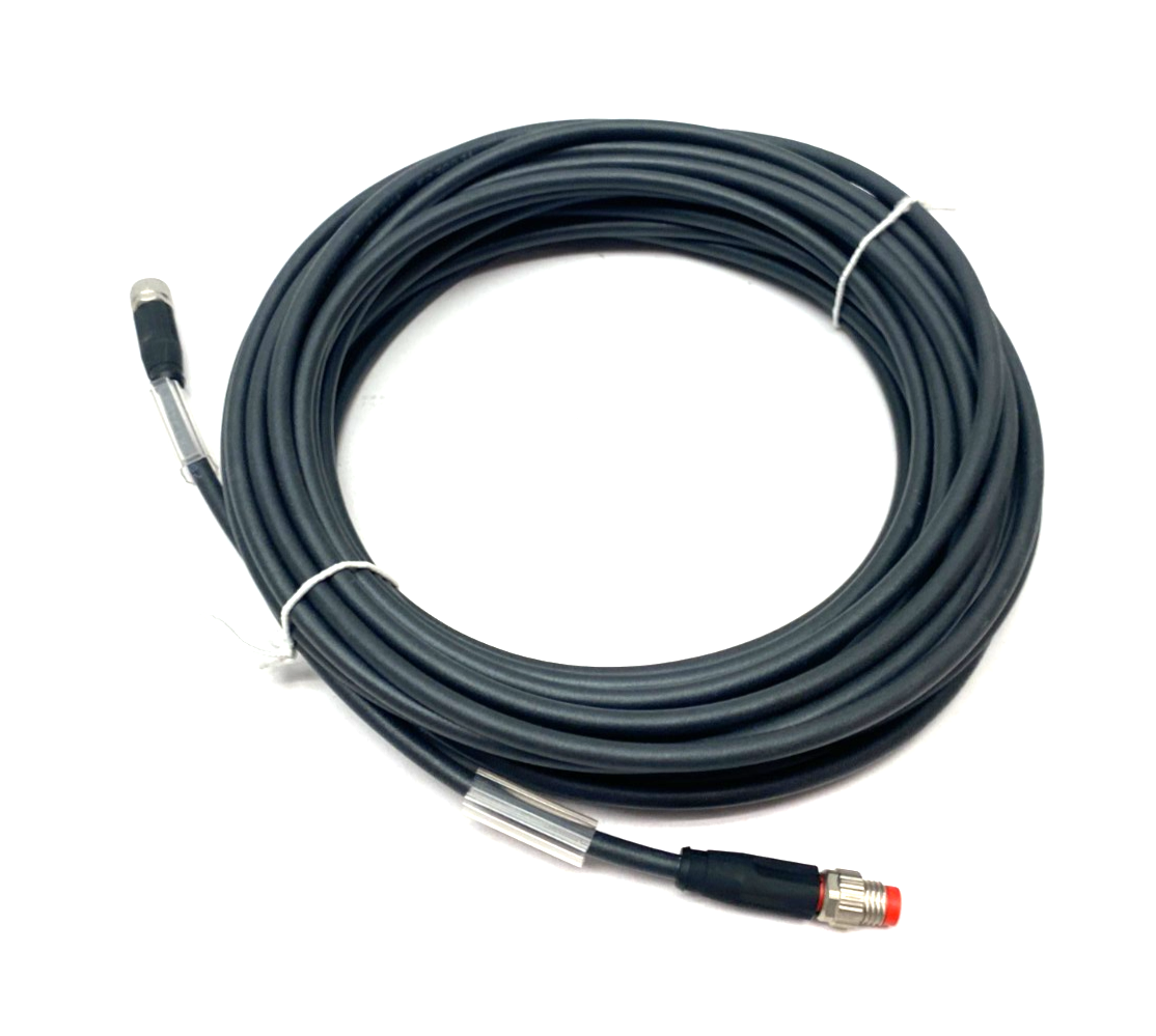 Beckhoff ZK2020-3132-0100 Double Ended Power Cable M8 4-Pin M/F 10m, 036295 - Maverick Industrial Sales