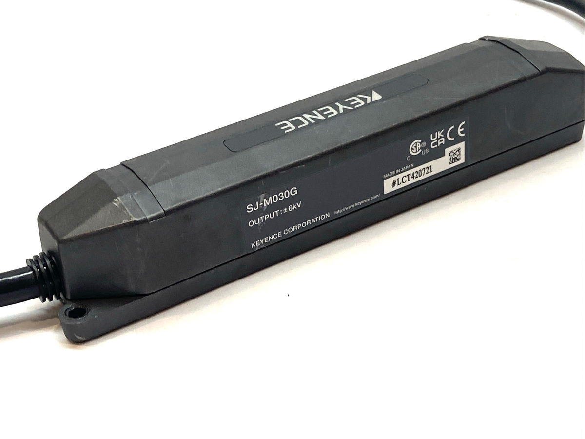 Keyence SJ-M030G High-Performance Micro Static Eliminator 6kV - Maverick Industrial Sales