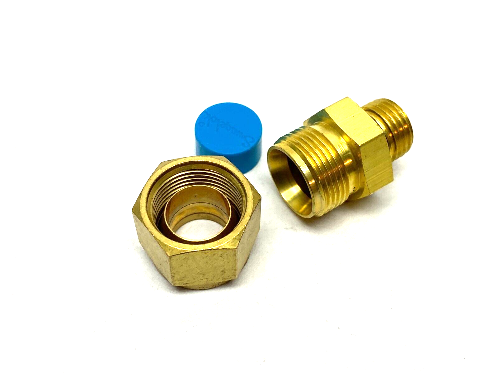 Swagelok Brass Compression Fitting O-Ring Seal 1/2" OD Tube to 9/16-18 Thread - Maverick Industrial Sales