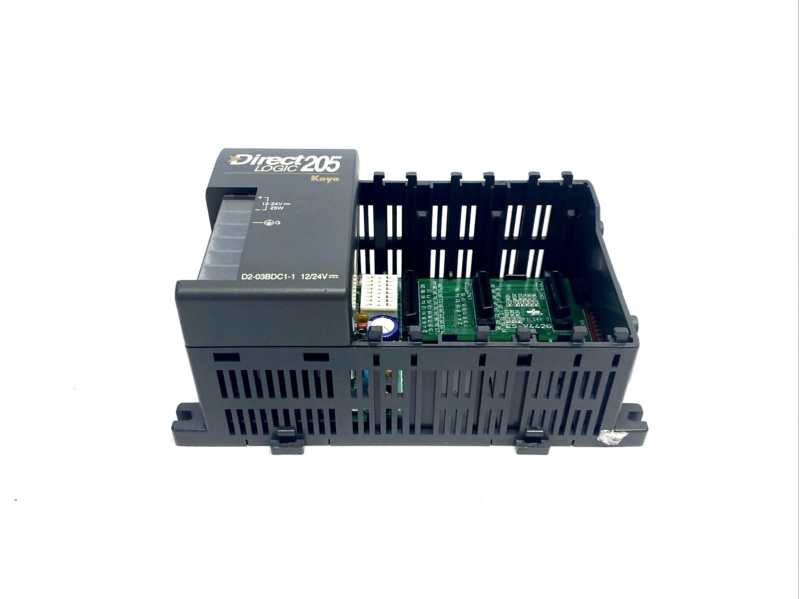 D2-03BDC1-1 | Automation Direct DirectLOGIC DL205 I/O Base 3-Slot, 12-24VDC - Used - Maverick Industrial Sales