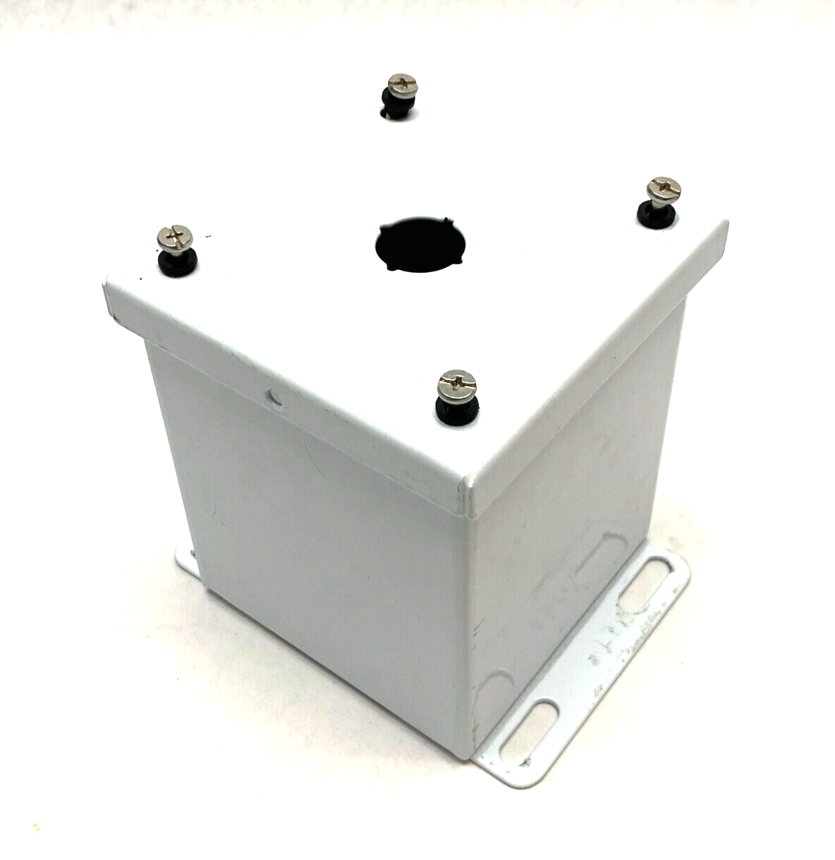 Saginaw Control & Engineering SCE-1PBXI Pushbutton Enclosure 4" x 4" White Steel - Maverick Industrial Sales