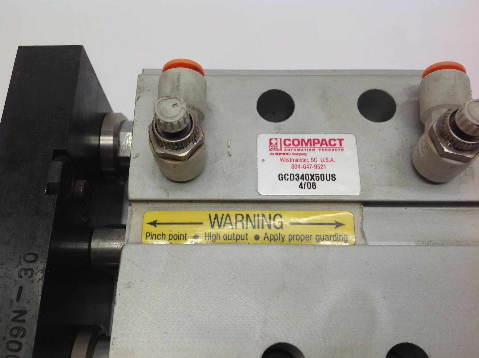 Compact GCD340X50US Pneumatic Slide Table - Maverick Industrial Sales