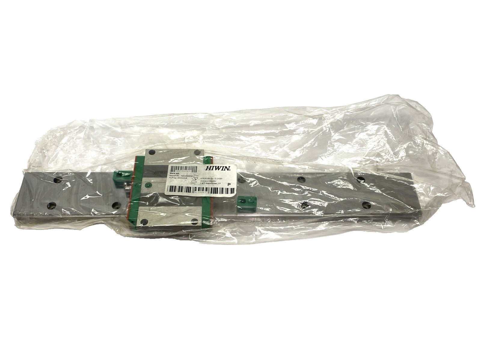 Hiwin WEW35CC1R515Z0H Linear Guide Rail Assembly 515mm Overall Length - Maverick Industrial Sales
