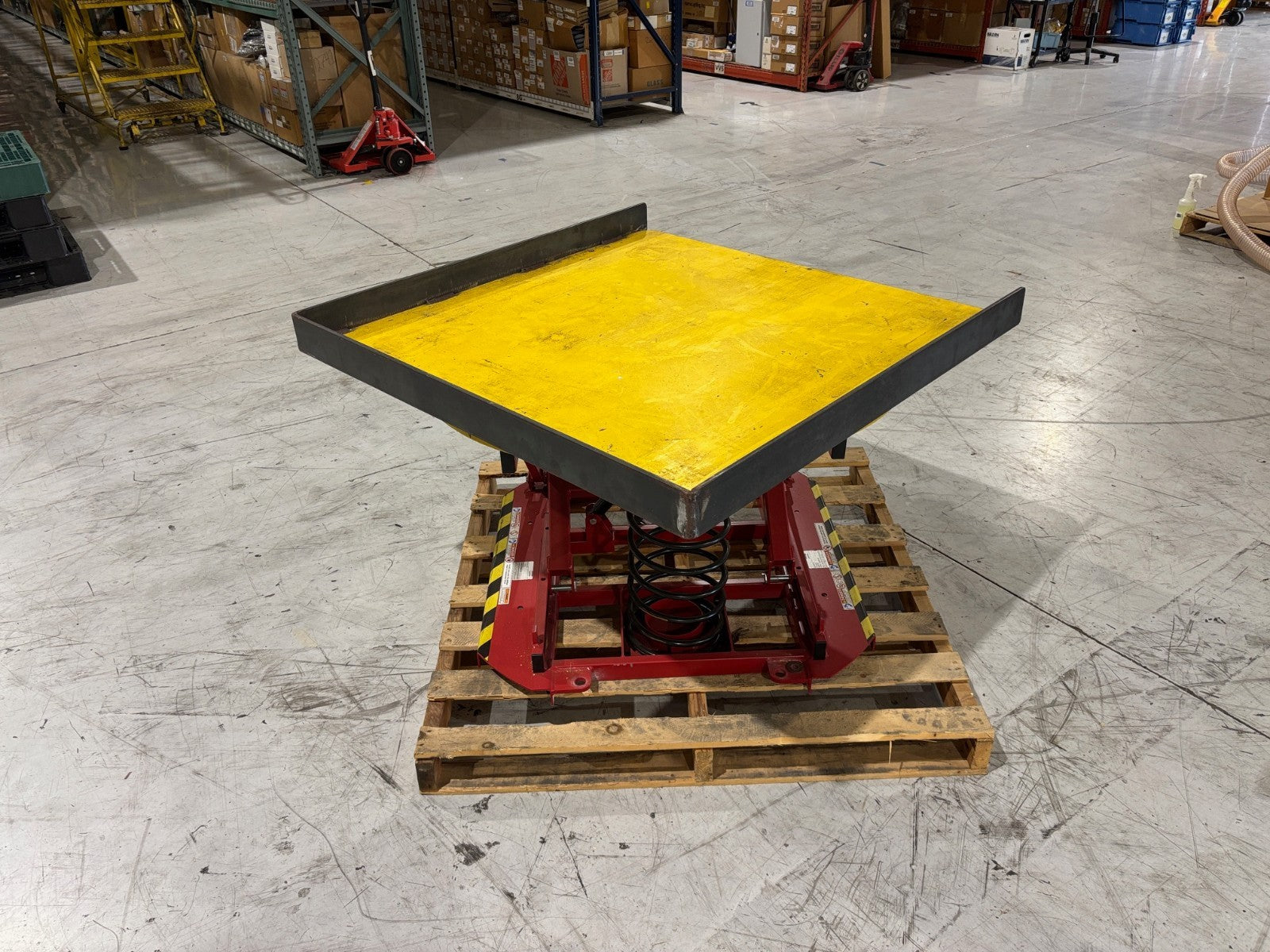 Southworth CPQ49030 Scissor Lift Table, Hydraulic Spring Pallet Positioner 45x45 - Maverick Industrial Sales