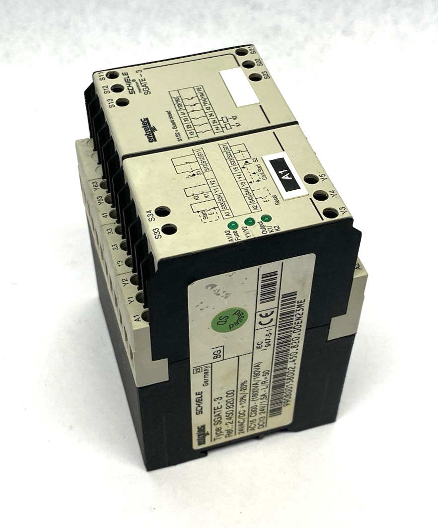 Schiele Entrelec 2.450.820.00 mecotron® SGATE-3 Safety Relay - Maverick Industrial Sales
