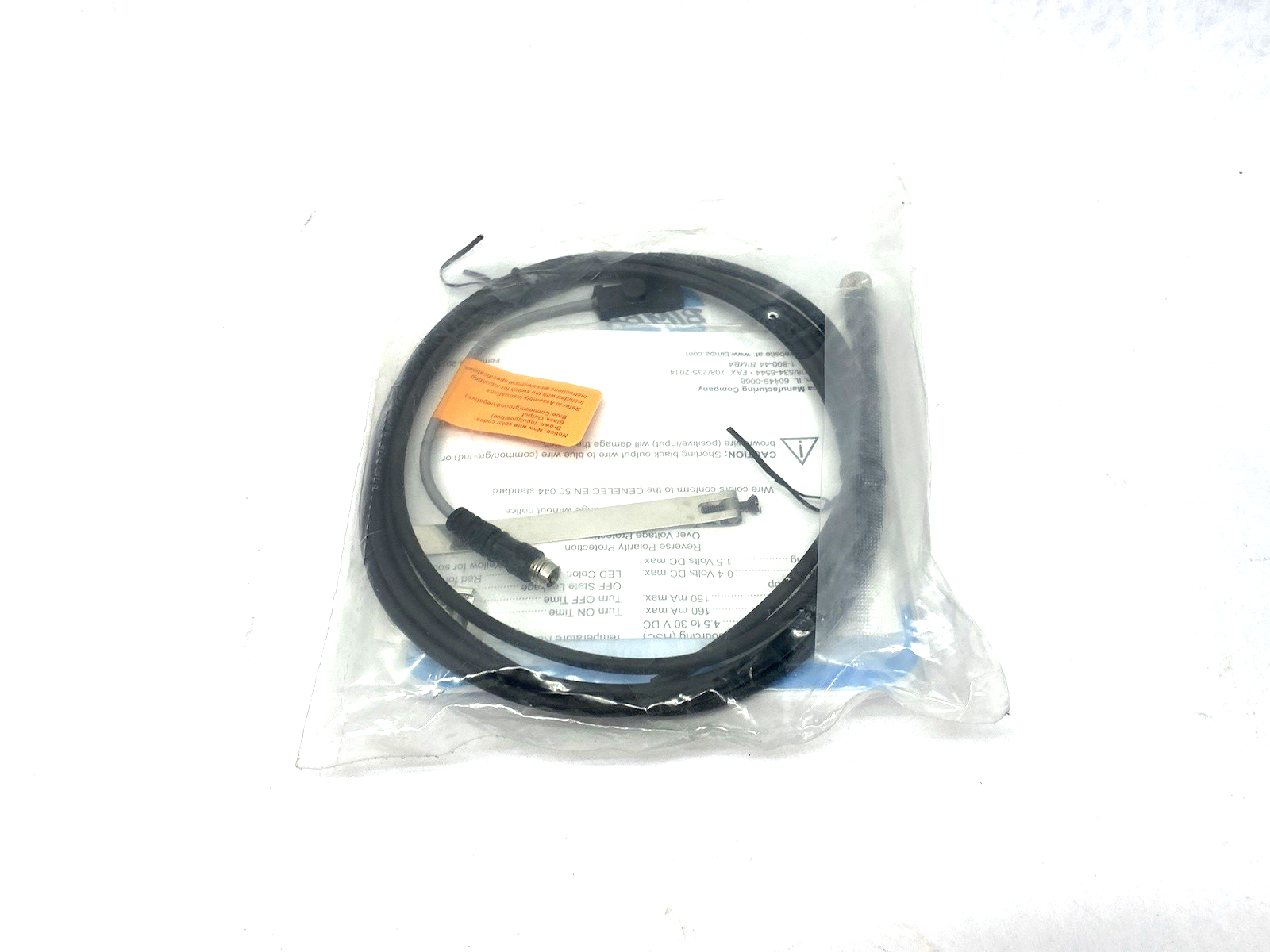 HSCQC-12 | Bimba Current Sourcing PNP Solid State Switch, 2m Mating Cable - New - Maverick Industrial Sales