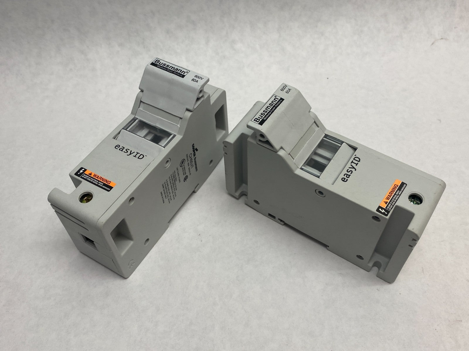 CH60J1 | Cooper Bussmann Fuse Holder 600VAC 60A LOT OF 2 - Used - Maverick Industrial Sales