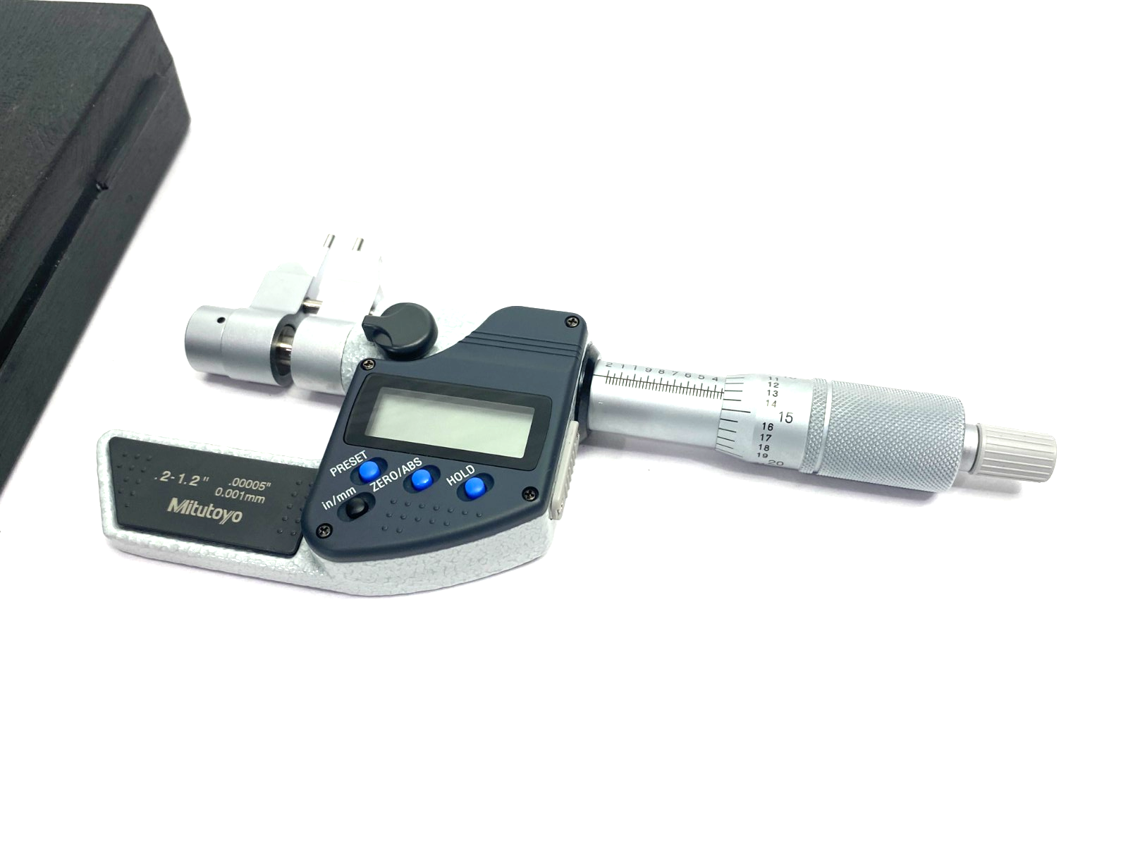 Mitutoyo 345-350-30 Digimatic Caliper-Type Ins. Micrometer IMP-1.2"MX NO BATTERY - Maverick Industrial Sales