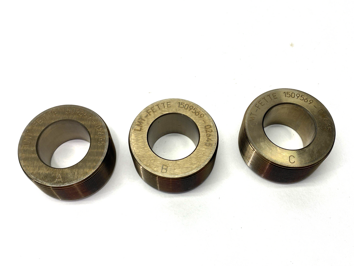 LMT Fette 1509569 Thread Roll M8-M10X1.25 1K Rolls 2 Head LOT OF 3 - Maverick Industrial Sales