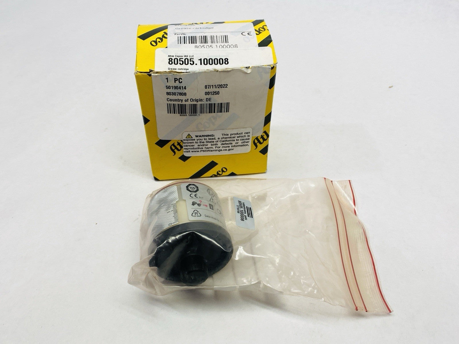 Atlas Copco 80505.100008 Grease Cartridge - Maverick Industrial Sales