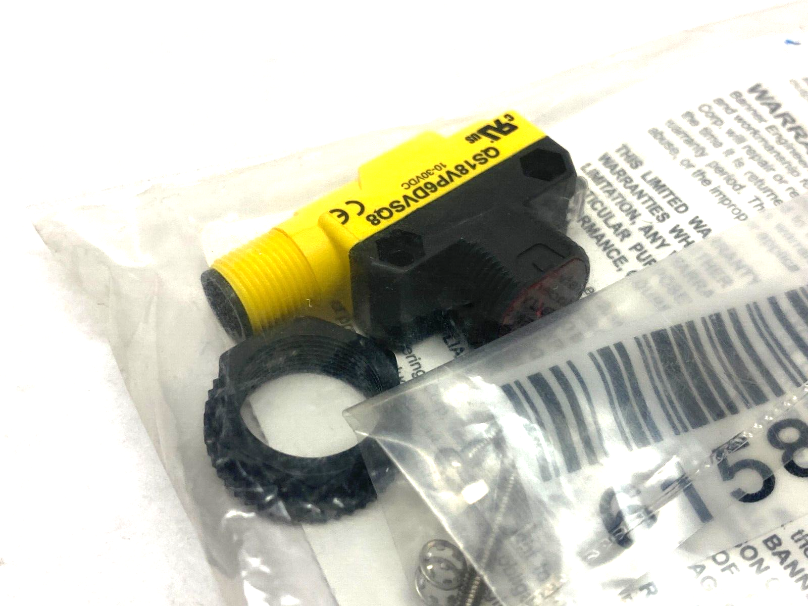 Banner QS18VP6DVSQ8 WORLD-BEAM All Purpose Photoelectric Sensor M12 Inte. 805583 - Maverick Industrial Sales