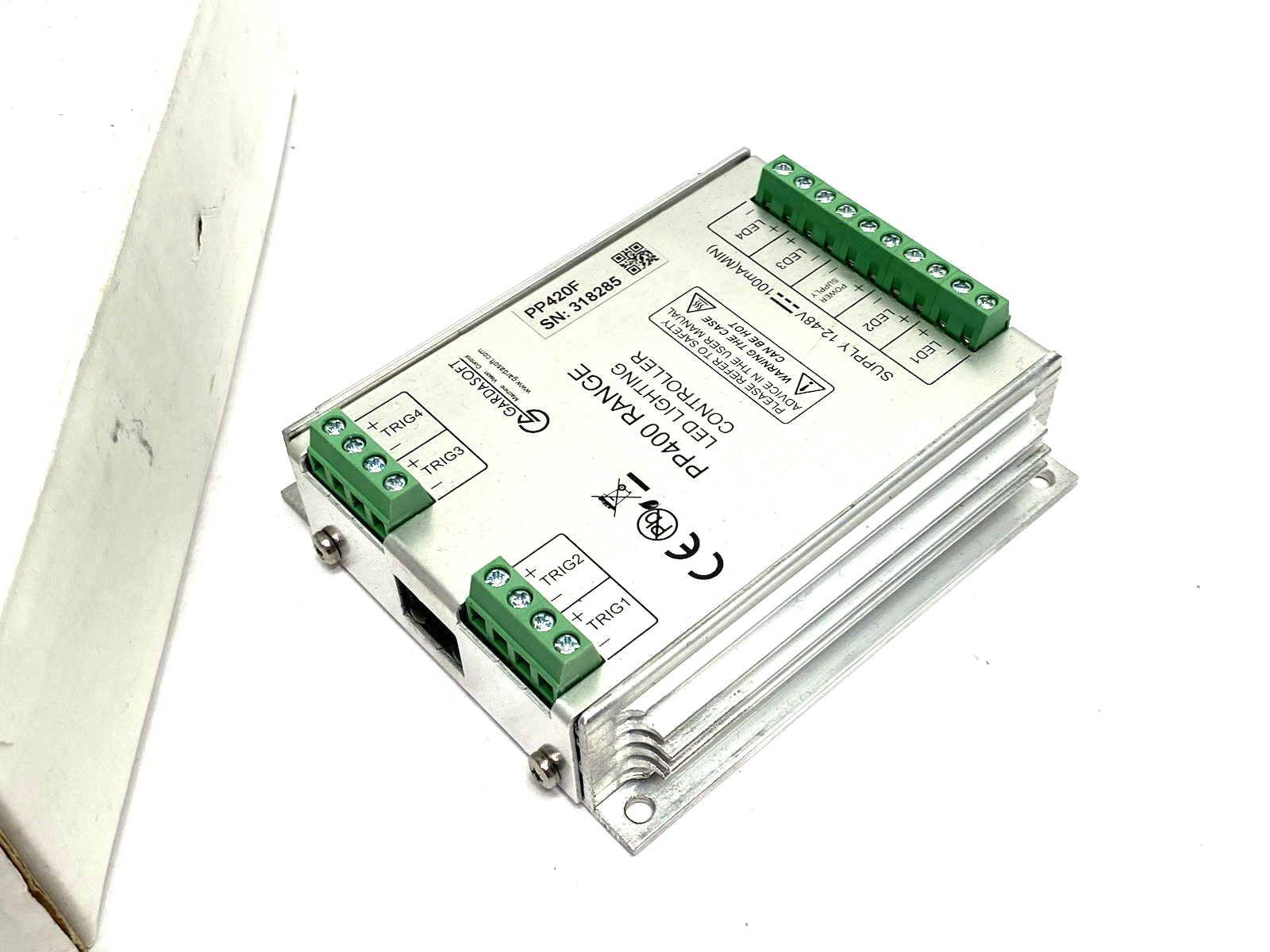 Gardasoft PP420F LED Pulse/Strobe Controller, 4-Channel Output, SafeSense Tech. - Maverick Industrial Sales