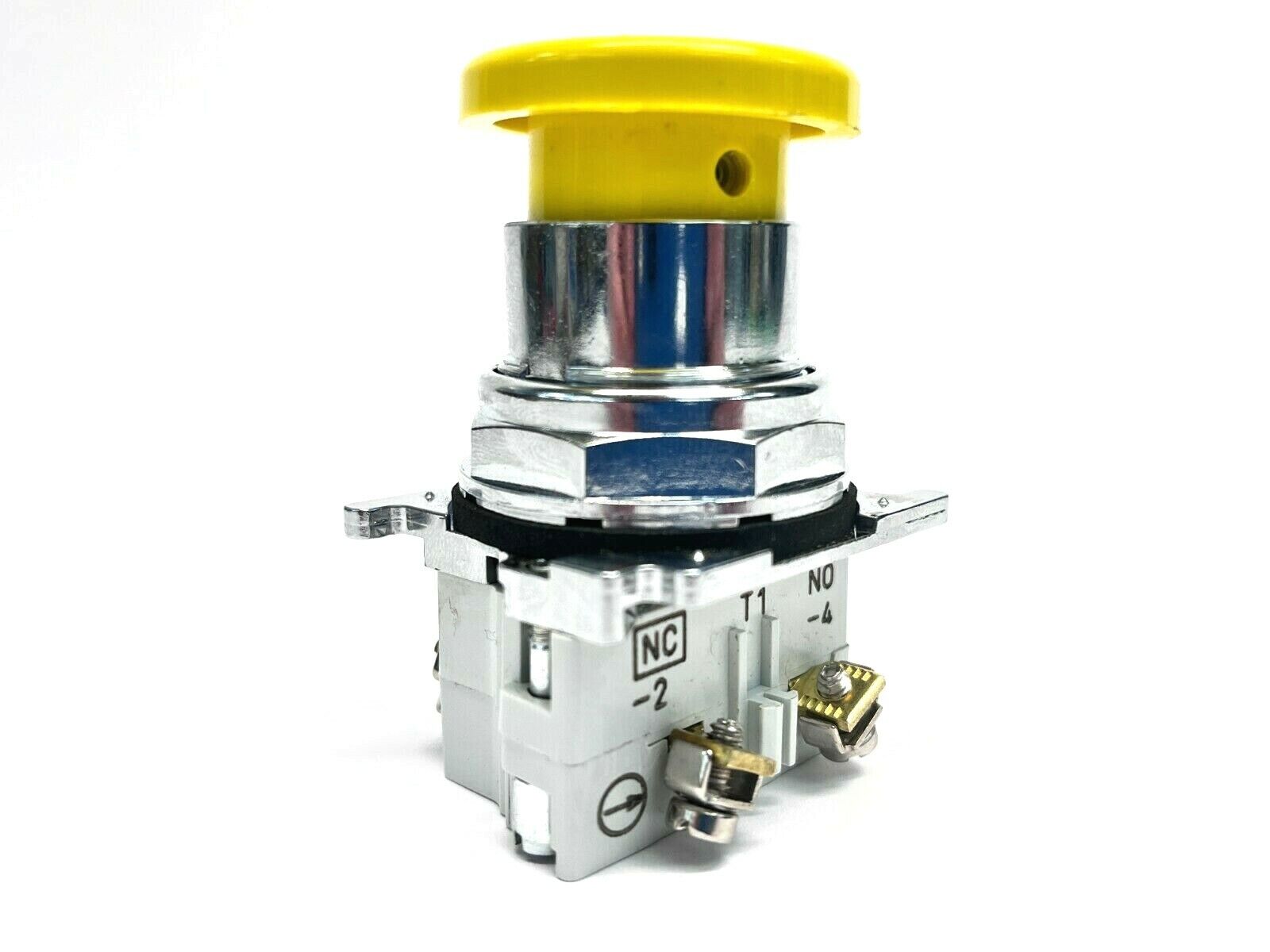 Eaton 10250T124-51P Momentary Mushroom Pushbutton w/ Contact Block - Maverick Industrial Sales