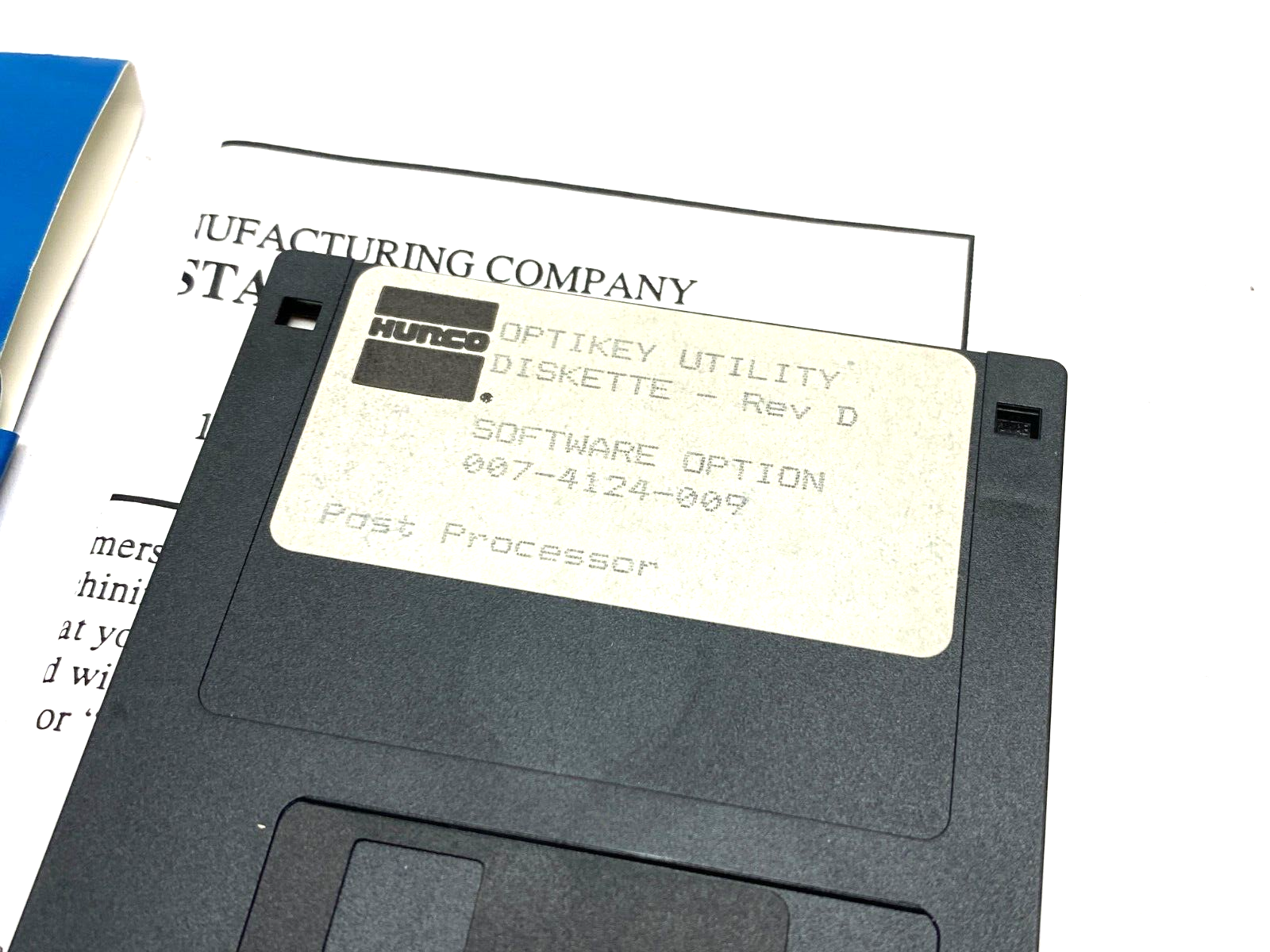 Hurco Ultimax 007-4124-009 Rev. D Optikey Utility Diskette Post Processor - Maverick Industrial Sales
