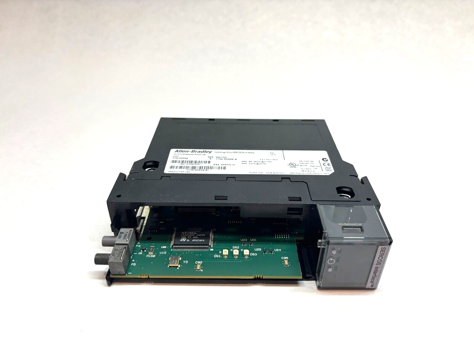 Allen Bradley 1756-M08SE Ser. B ControlLogix 8 Axis Sercos Servo Module - Maverick Industrial Sales