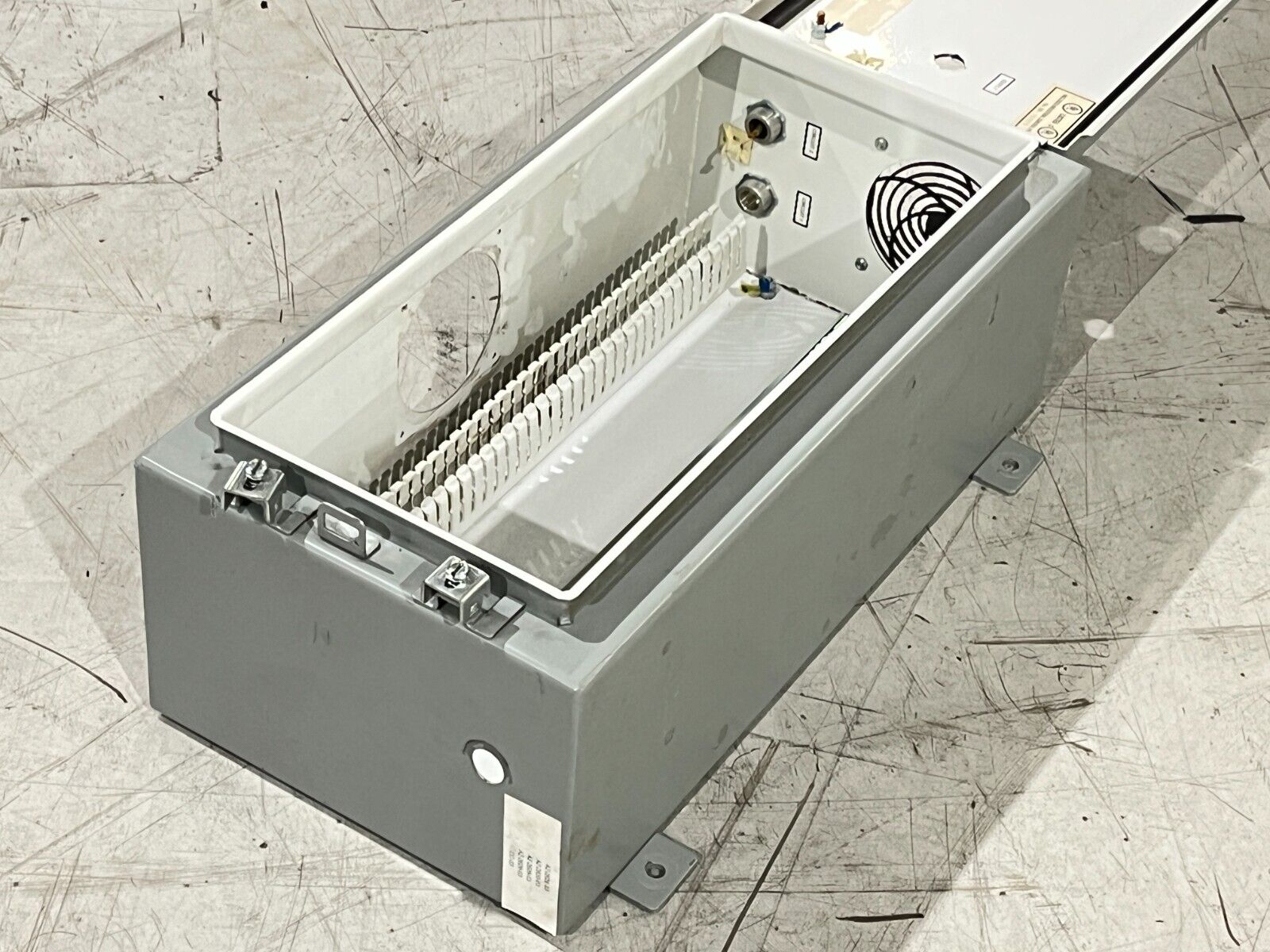 Hoffman A122408LP/SPL Industrial Control Panel Enclosure Type 12 13 12x24x8" - Maverick Industrial Sales