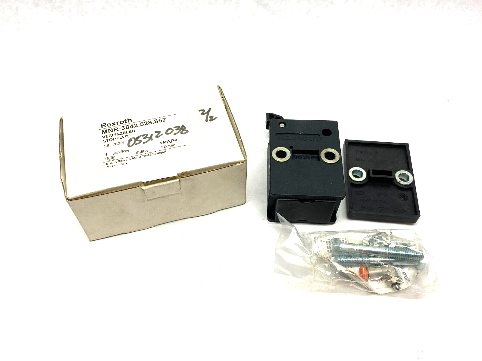 Bosch Rexroth 3842528852 Pneumatic Stop Gate VE2/VF - Maverick Industrial Sales