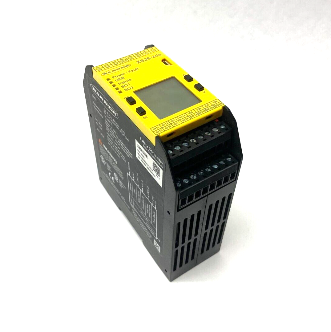 Banner XS26-2DE Expandable Safety Controller, Pair of PNP Safety Outputs 85064 - Maverick Industrial Sales