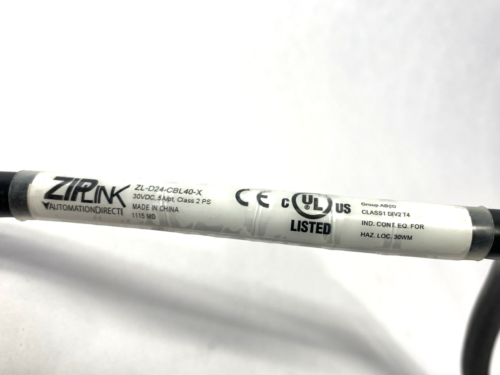 Automation Direct ZL-D24-CBL40-X ZIPLink PLC I/O Cable M to F 40-Pin Connectors - Maverick Industrial Sales