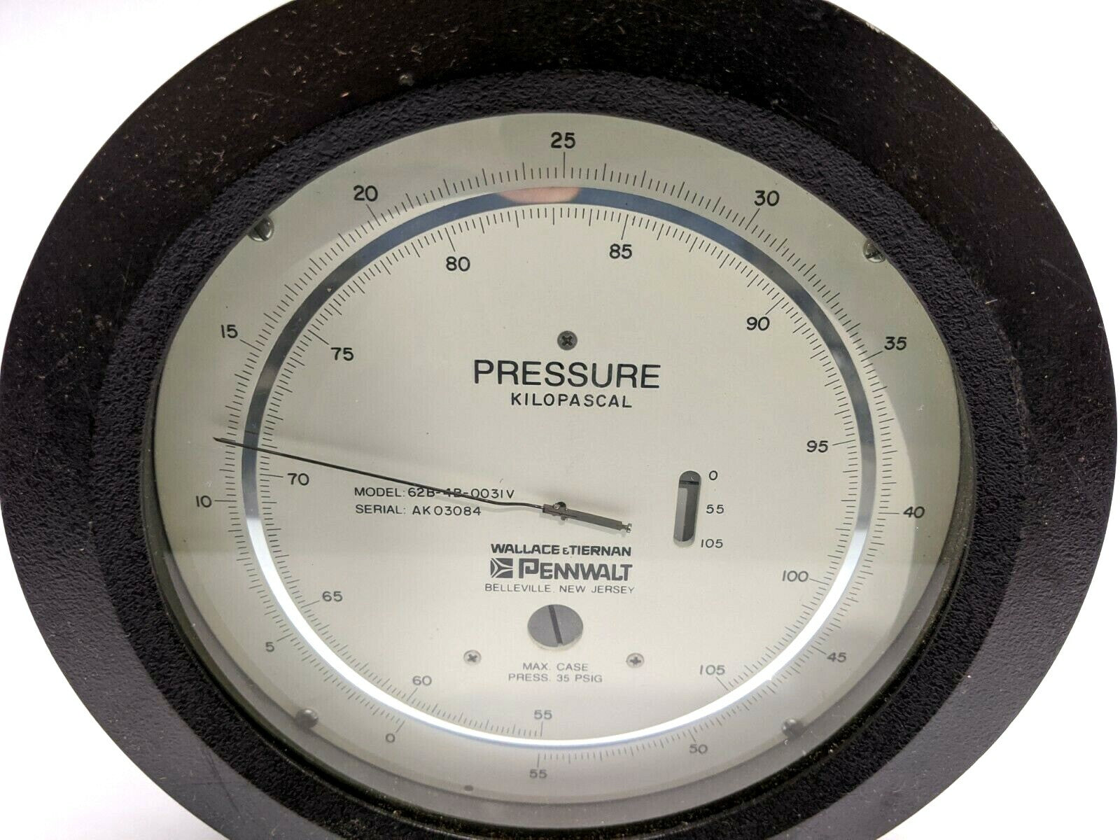 Pennwalt Wallace & Tiernan 62B-4B-003IV Kilopascal Gauge 0-105 - Maverick Industrial Sales