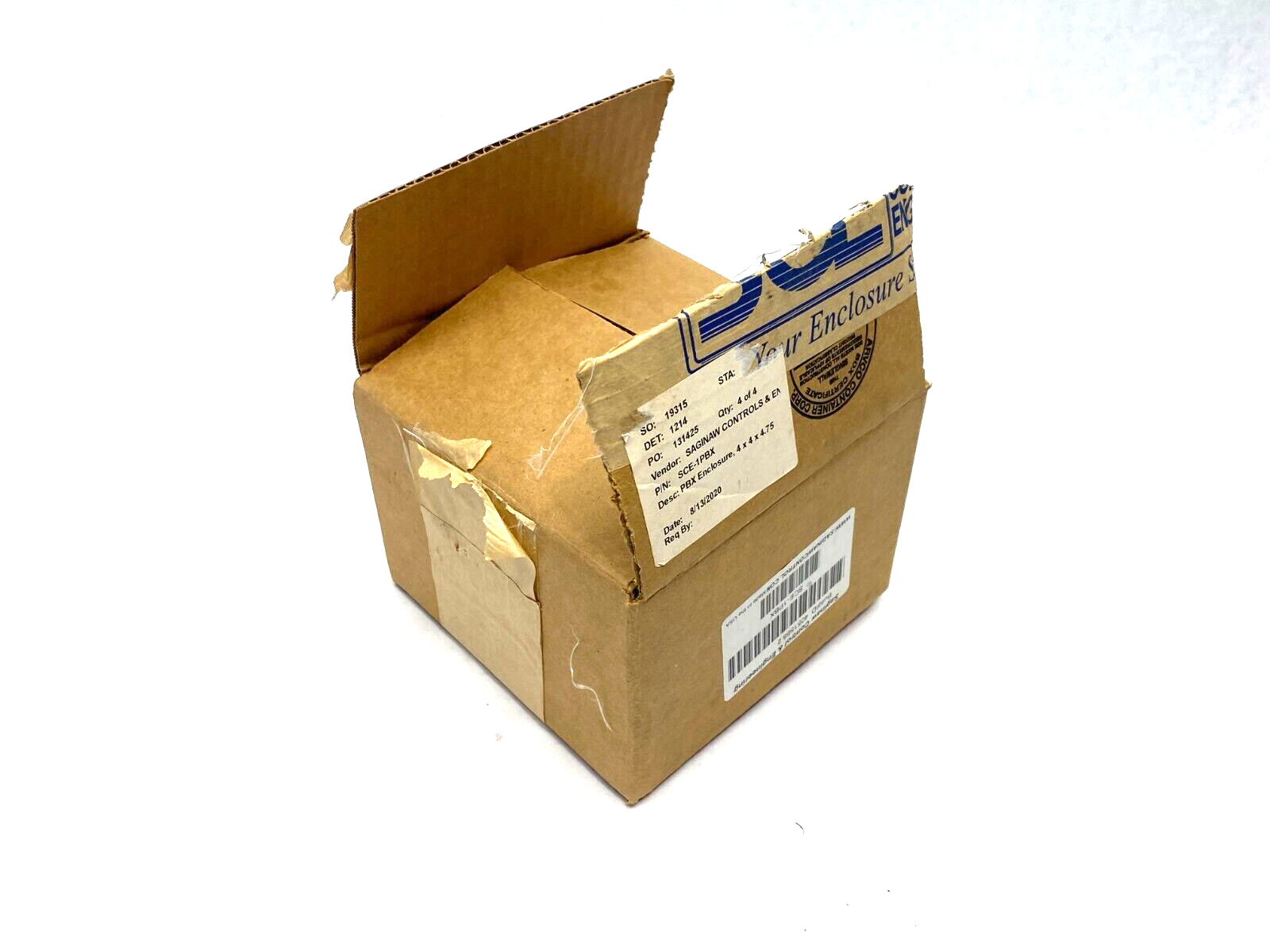 Saginaw Control & Engineering SCE-1PBX Extra Deep Pushbutton Enclosure White 1-H - Maverick Industrial Sales