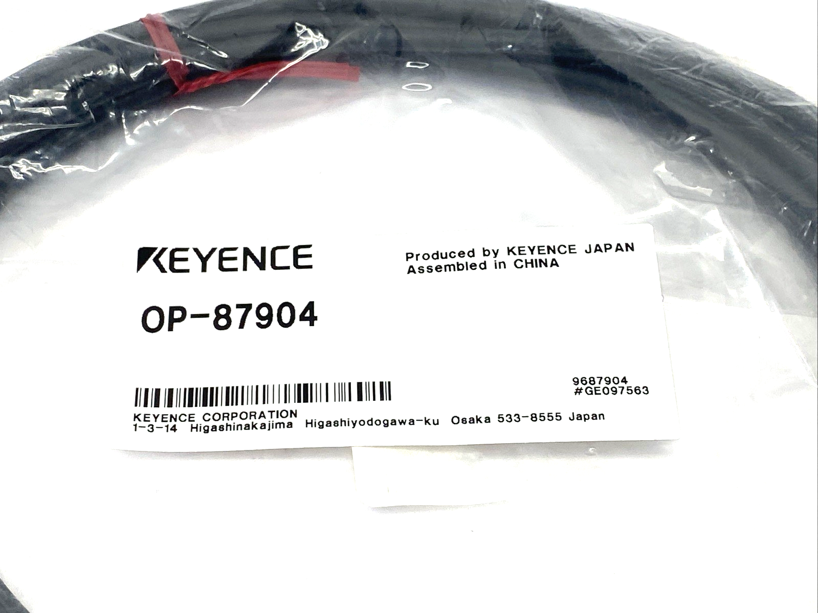 Keyence OP-87904 Laser Sensor Head Cable 5m - Maverick Industrial Sales