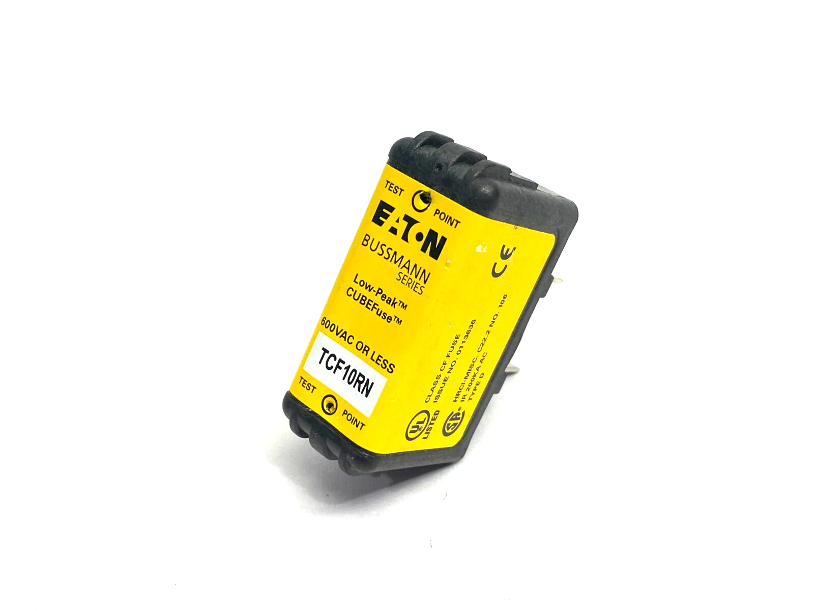 Eaton Bussmann TCF10RN Low-Peak CUBEFuse 600VAC or Less - Maverick Industrial Sales