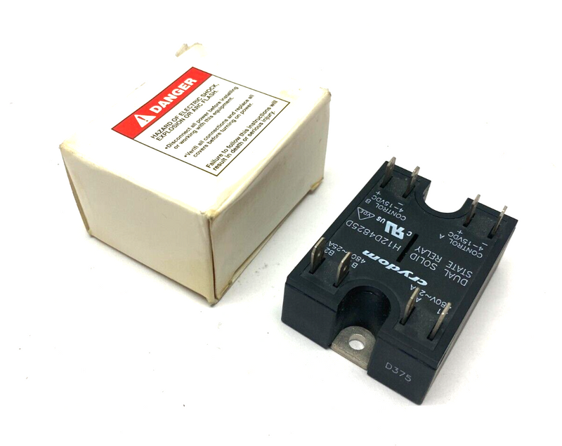 Crydom H12D4825D Dual Series Solid-State Relay - Maverick Industrial Sales