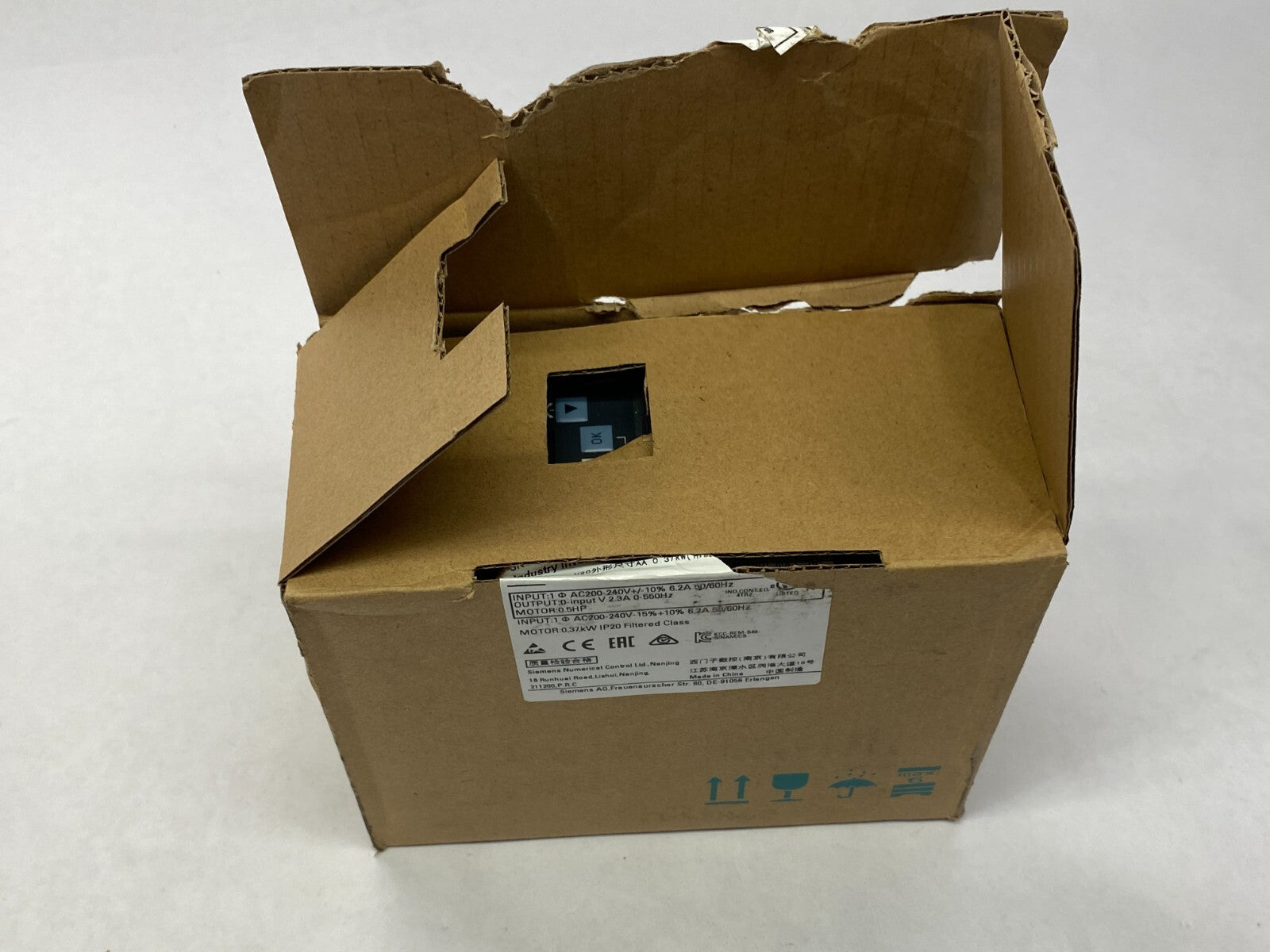 Siemens 6SL3210-5BB13-7BV1 SINAMICS V20 Converter Drive - Maverick Industrial Sales