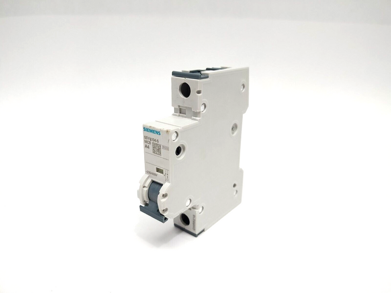 Siemens 5SY4104-5 Miniature Circuit Breaker 1P 230/400V 4A LOT OF 2 - Maverick Industrial Sales