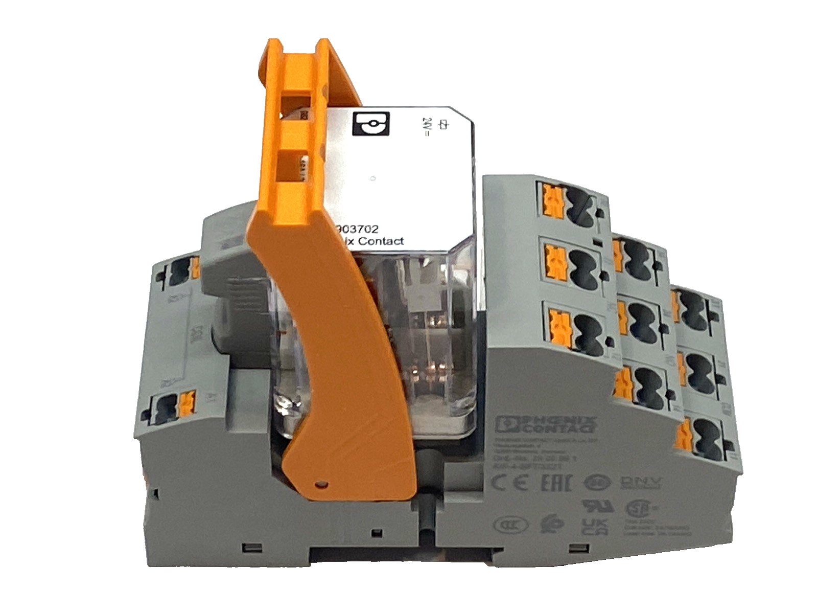Phoenix Contact RIF-4-RPT-LDP-24DC/3X21 Relay Module 24VDC 3PDT DIN Rail 2903278 - Maverick Industrial Sales
