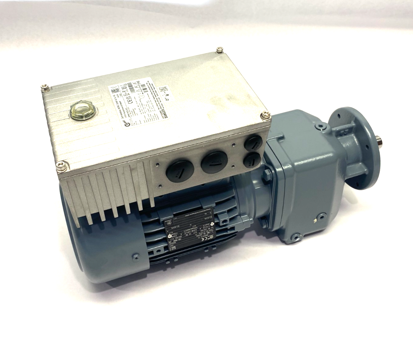 Nord SK80SP/4 TF Motor, 02F-80SP/4 TF 180E Gear, SK 180E-550-340-B NORDAC Drive - Maverick Industrial Sales