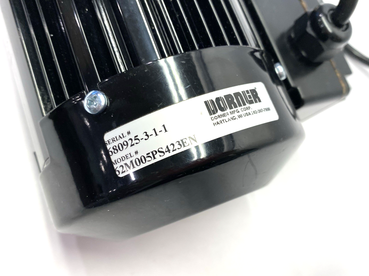 Dorner 62M005PS423EN Parallel Gearmotor 3/8HP 5:1 w/ 22MV1122B VFD Controller - Maverick Industrial Sales