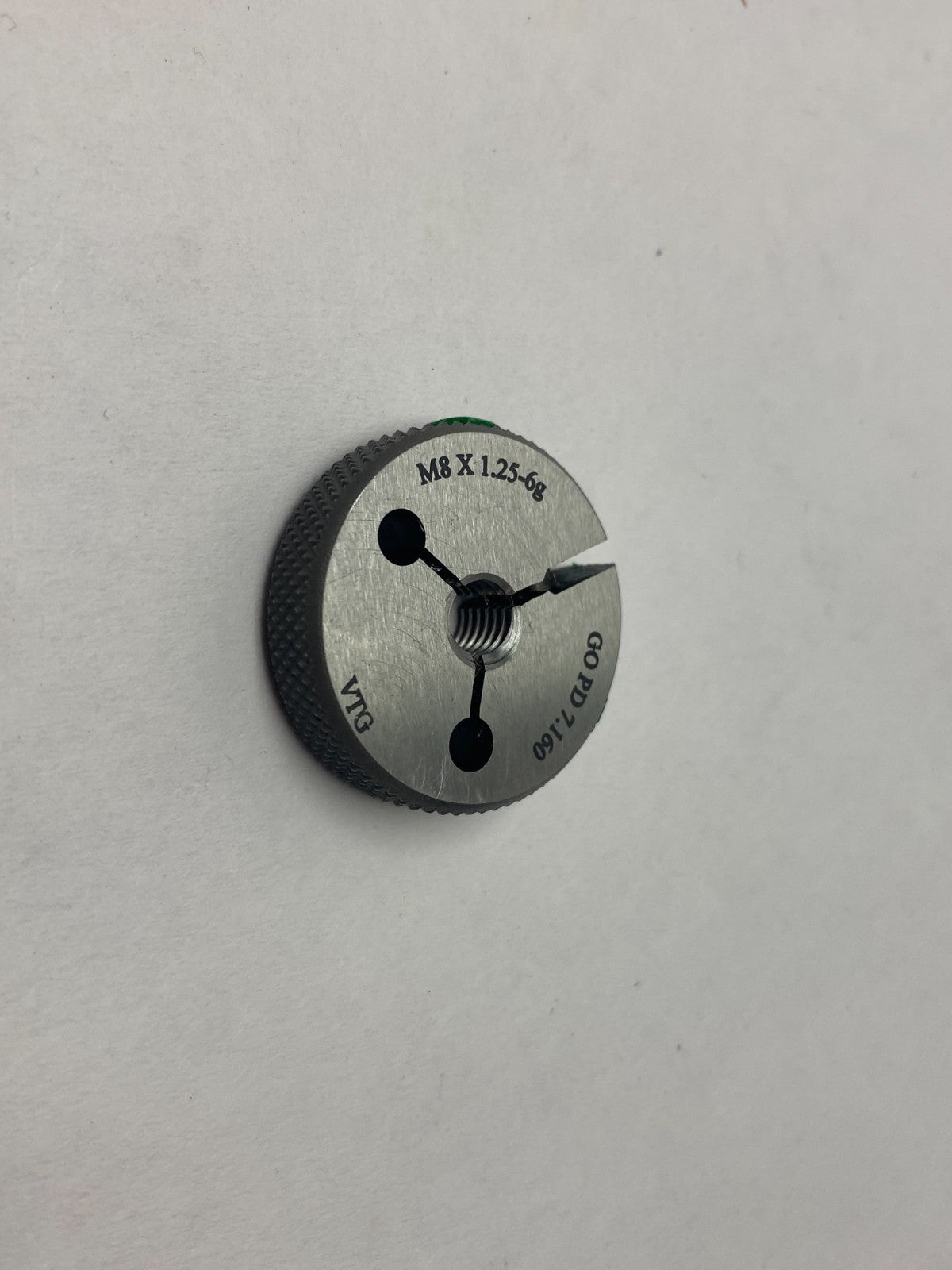 Vermont Gage 362120510 TRG M8 x 1.25-6G GO PD 7.160 - Maverick Industrial Sales