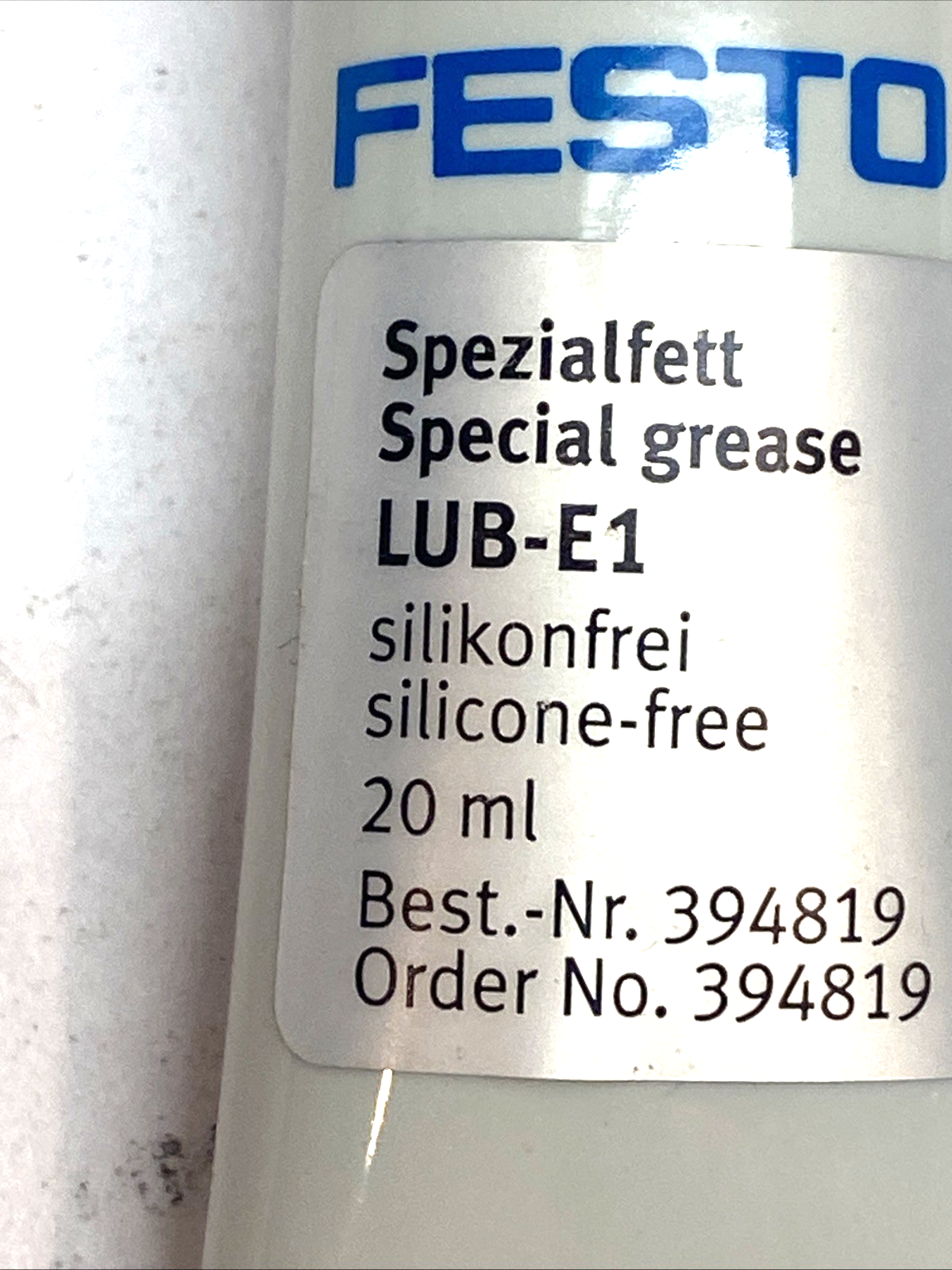 Festo LUB-E1 Silicone-Free Special Grease 394819 20ml LOT OF 3 - Maverick Industrial Sales